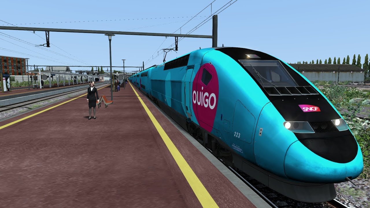 Train Simulator 2017 LGV A - Paris Montparnasse/St-pierre des corps TGV OuiGo
