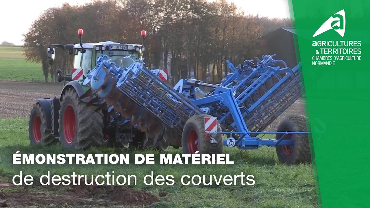 Démonstration de matériel de destruction des couverts