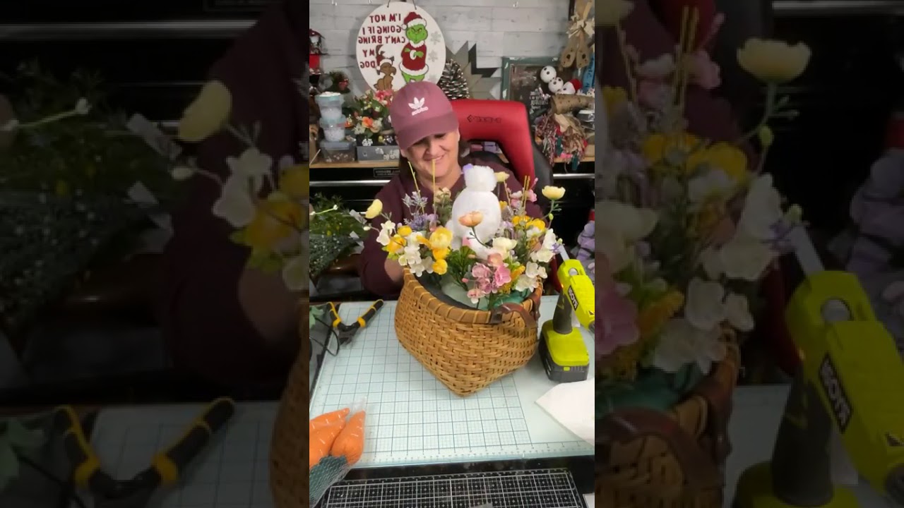Spring Floral Basket