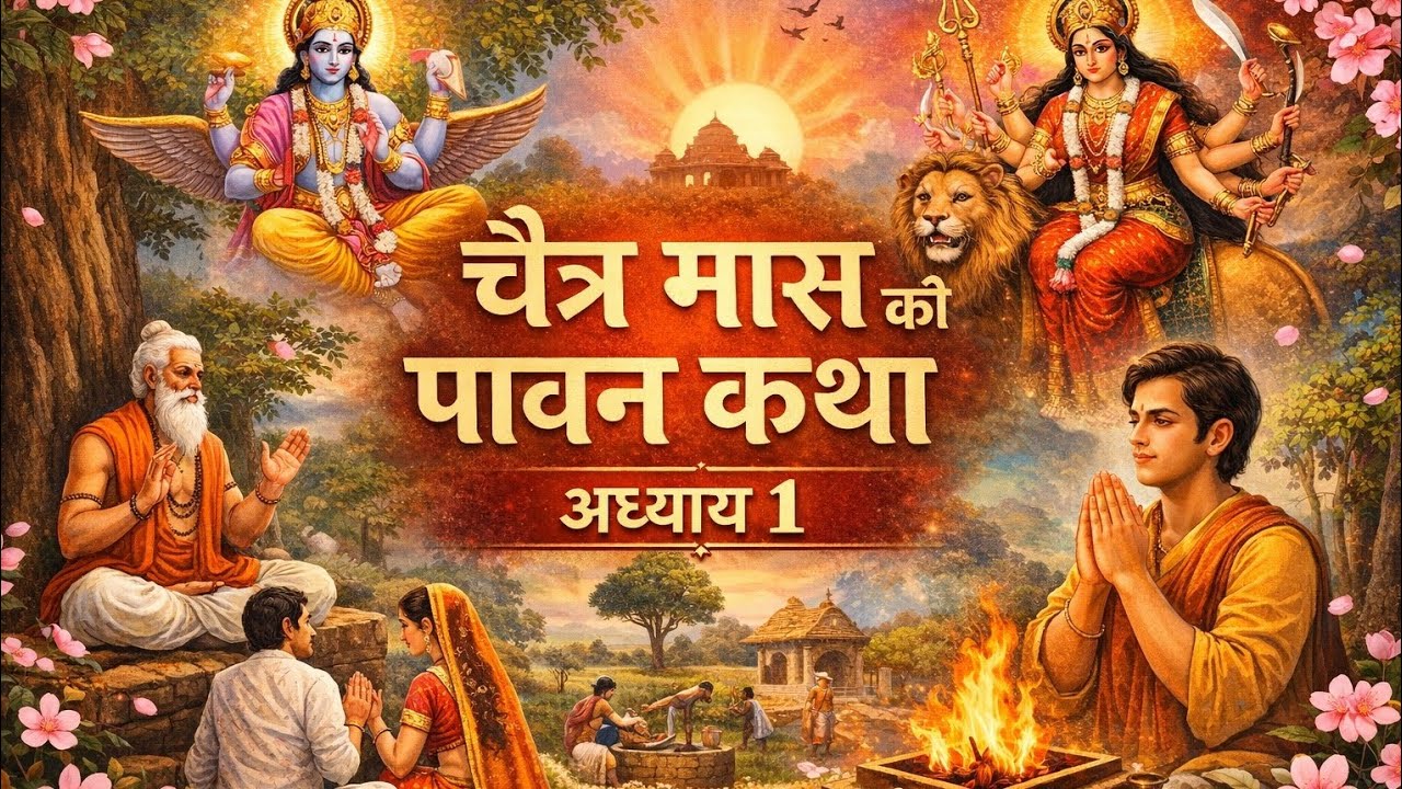 चैत्र मास की पावन कथा – भक्ति, सेवा और नवजीवन की आध्यात्मिक गाथा @vrindavanstatusgallery 