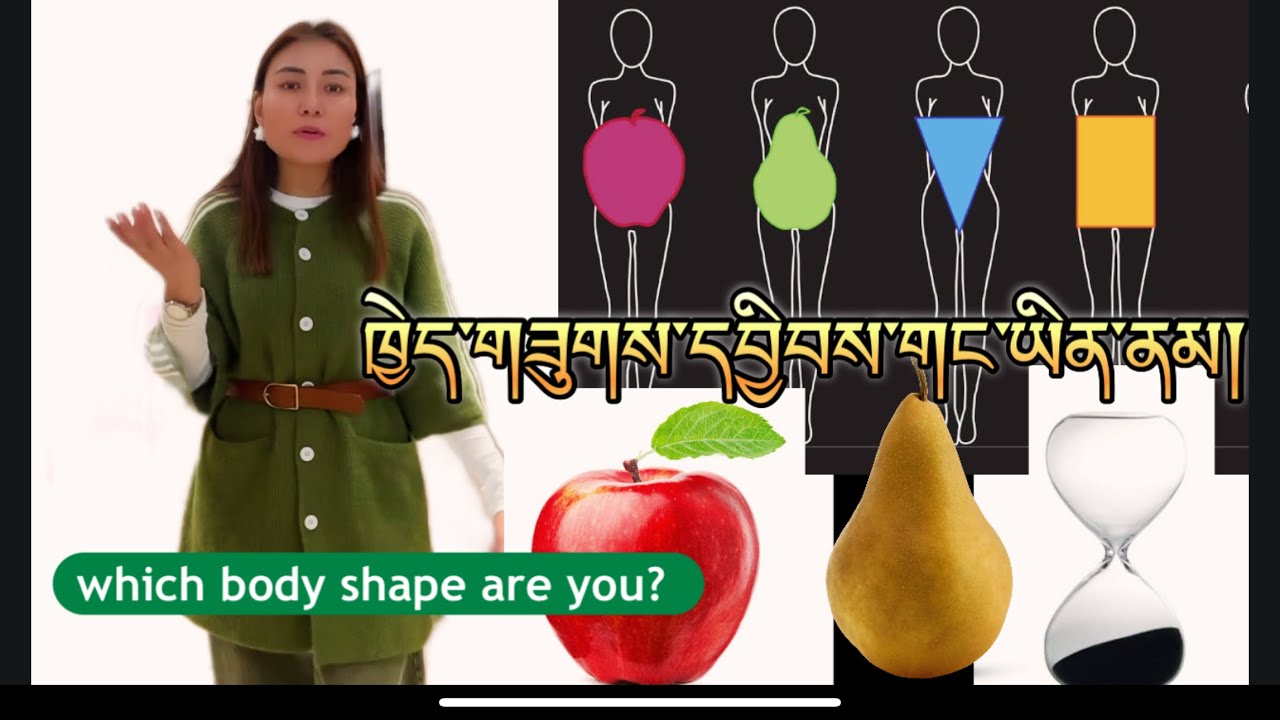 Your body shape and what to wear?བོ་མོའི་གཟུགས་དབྱིབས་ག་ཚོད་ཡོད་ #tibetanvlogger #stylingtips #fyp 