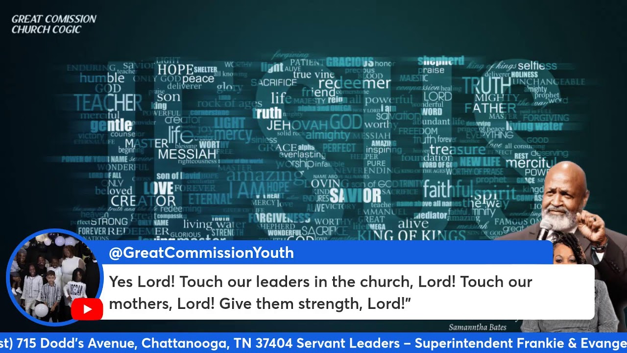 Great Commission Church Prayer Call With Pastor Frankie Bates Sr.