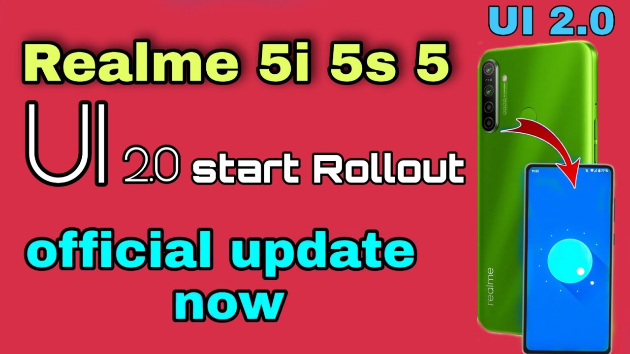 RealMe 5i , 5 ,5s android 11 RealMe Ui 2.0 New Update Soon Good News For RealMe Users || 😊 Confirmed