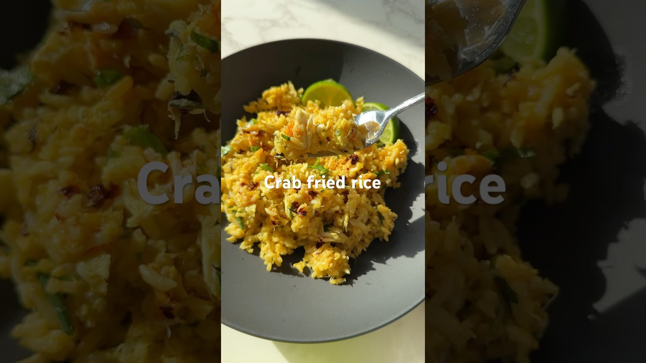 What Happens If You Make Crab Fried Rice This Way? #recipe
