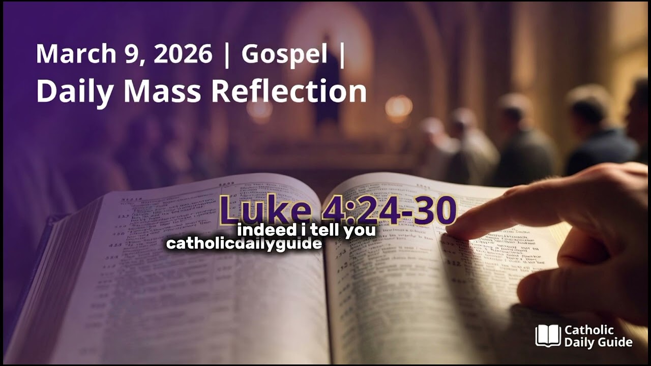 Monday March 9, 2026 | Daily Mass Readings & Reflection | Third Week of Lent | Humble Obedience 