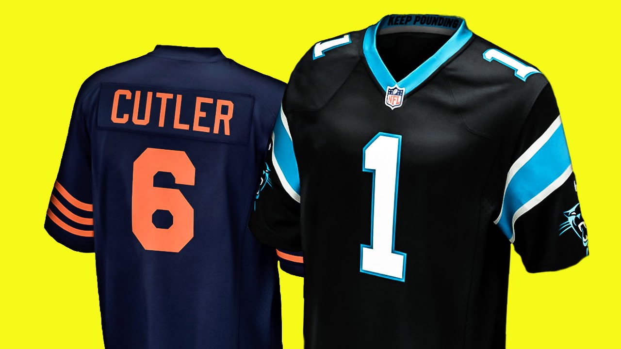 NFL TRIKOT: Unterschied Größe S zu Youth XL - Carolina Panthers, Game Jersey, Cam Newton