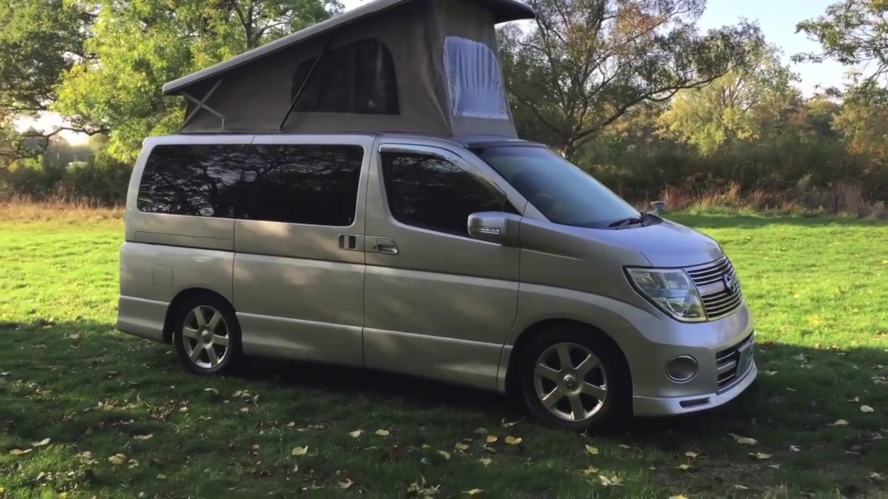 Nissan Elgrand Multivan new camper van conversion designed and converted by www.vcampers.com