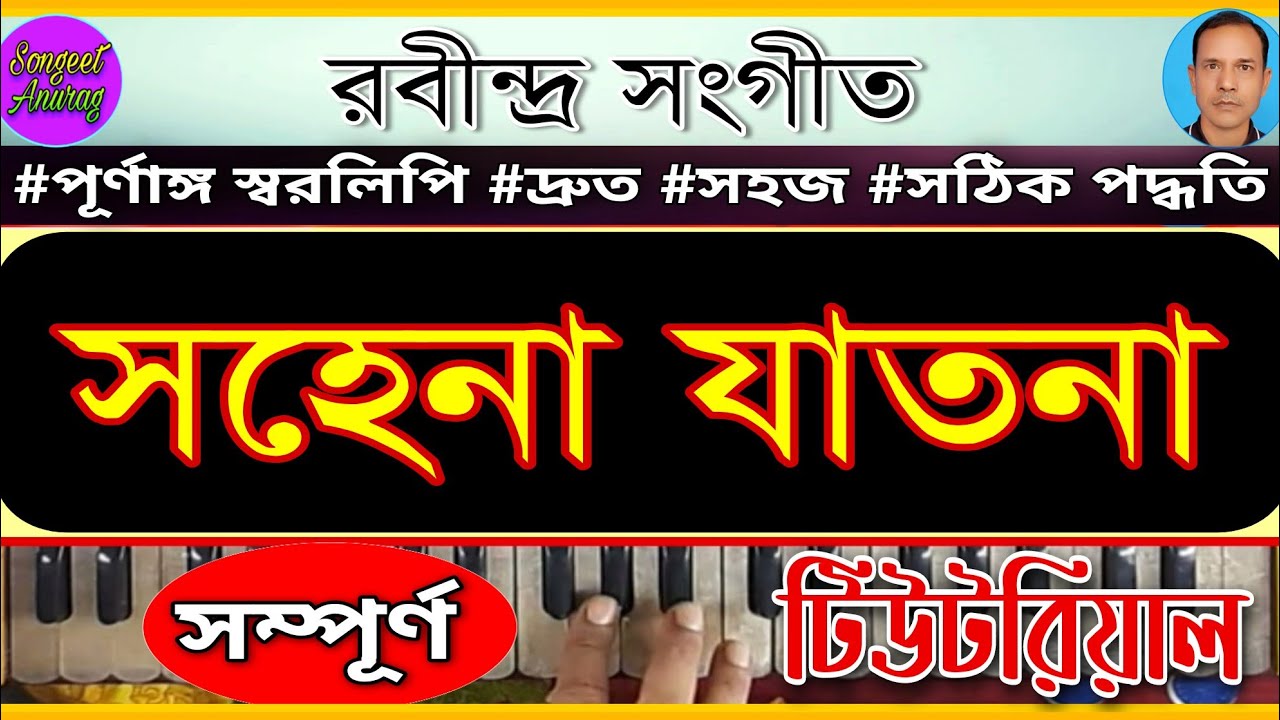 sohena jatona | swaralipi lesson | harmonium tutorial |Full
