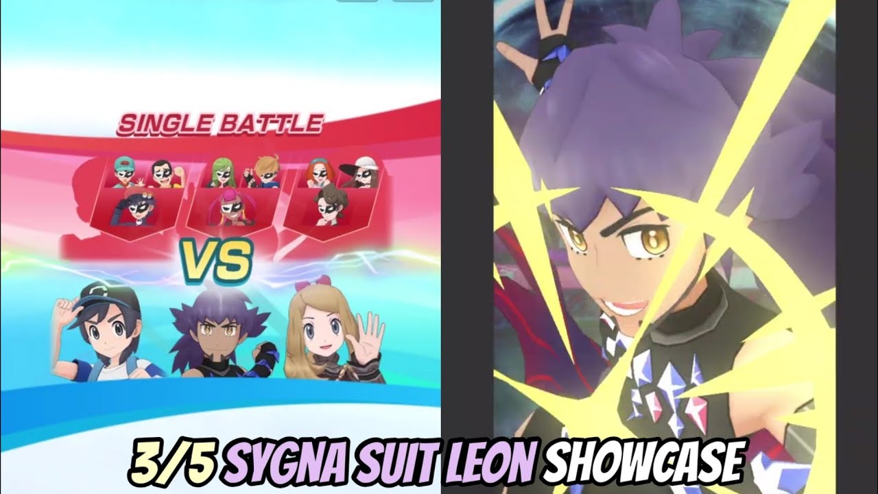 Unbeatable Dragon Striker - 3/5 Sygna Suit Leon & Eternatus Showcase | Pok&eacute;mon Masters EX