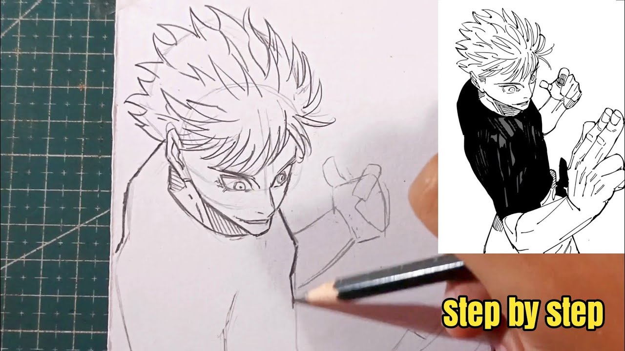 How to Draw Gojo Domain Clash vs Sukuna - Jujutsu Kaisen 