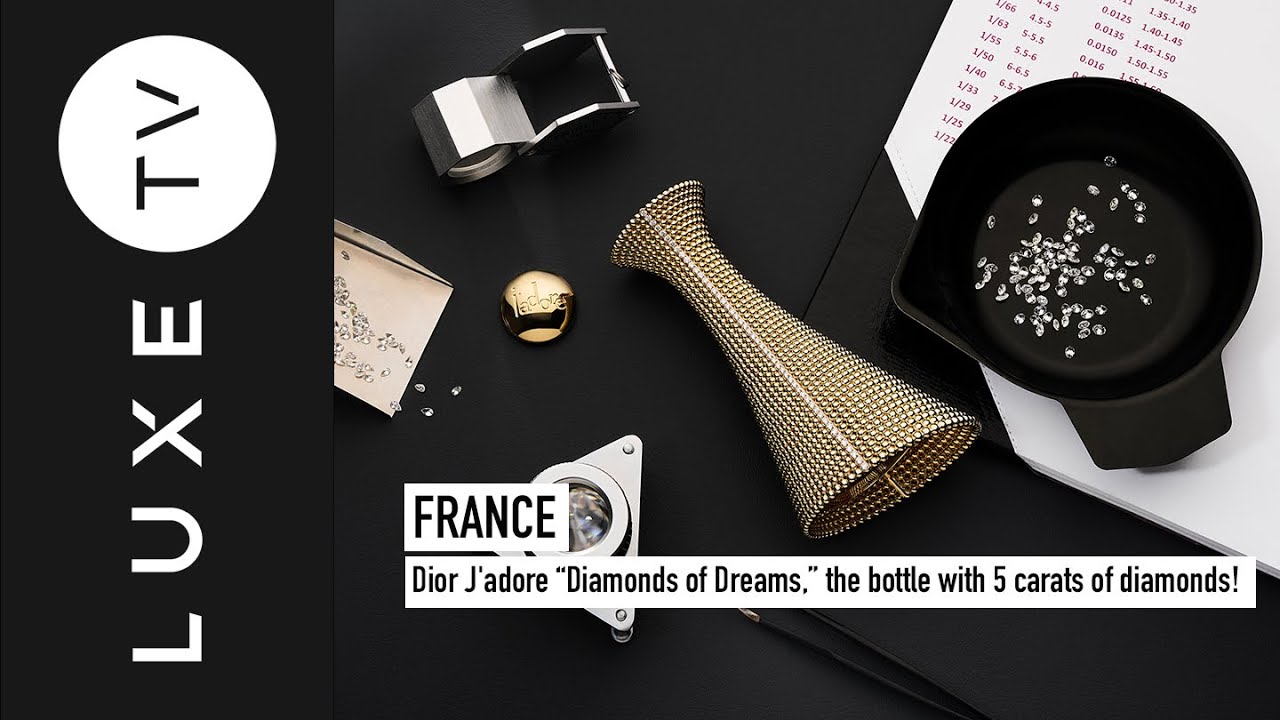 Dior J'adore «Бриллианты мечты», флакон с 5 каратами бриллиантов!