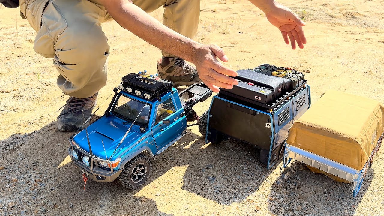 TOYOTA Land Cruiser LC70 (BRX01) Killerbody & rear bucket Build | 1/10 Rc car