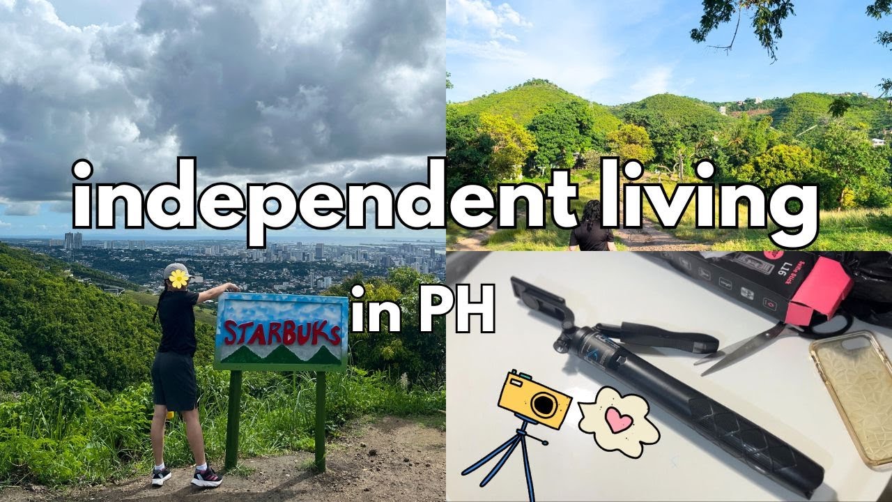🏡 independent living in the Philippines: hike at Cebu&rsquo;s famous Starbuks trail + unboxing new tripod♡
