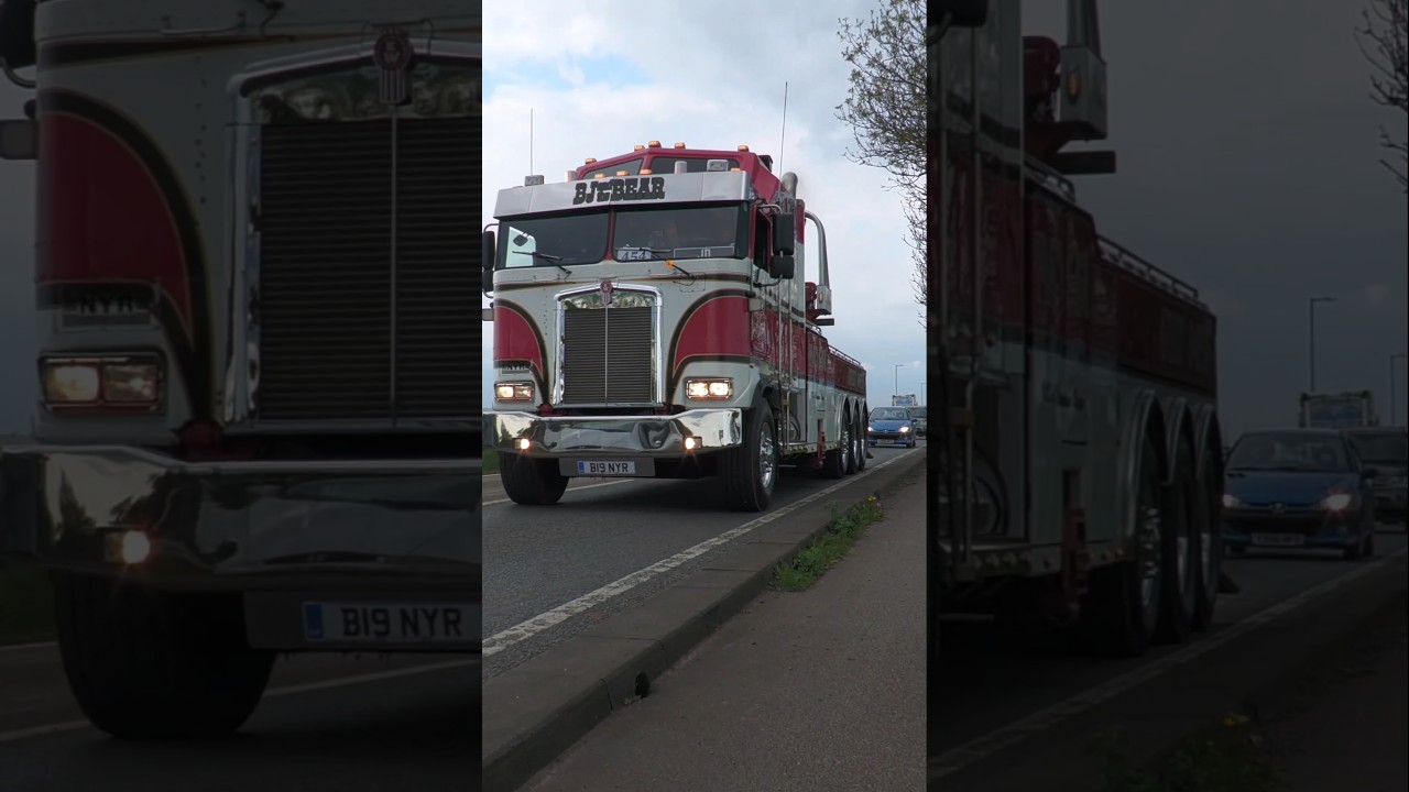 KENWORTH K100 Aerodyne |  Neil Yates Recovery | BJ & Bear | Truckfest Lincoln leave #truck