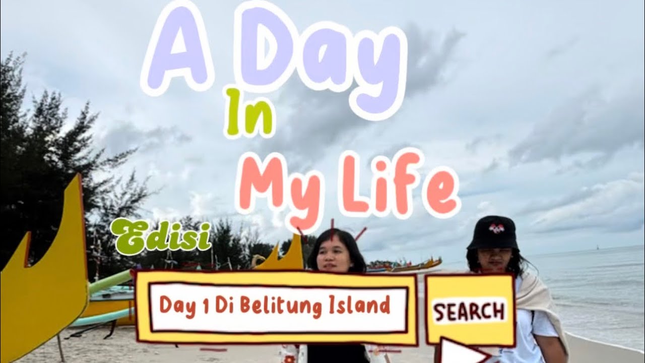 Day 1 di Belitung Island #belitungisland #belitung #belitungtimur #travelingvlog #pantai #healing 