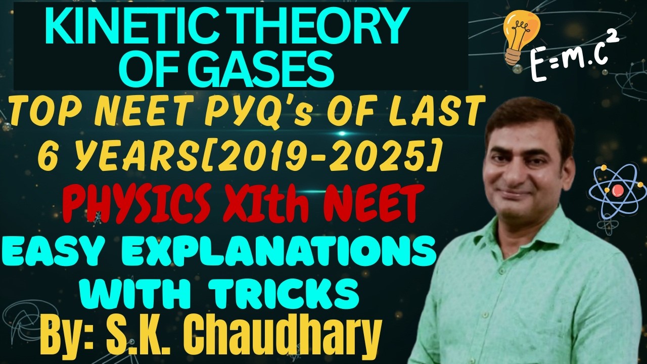✴️KINETIC THEORY OF GASES⚡️PYQ's for NEET 2026💥KTG PYQ's( 2019 - 2025) of last 6 years 🎯|| NEET-2026