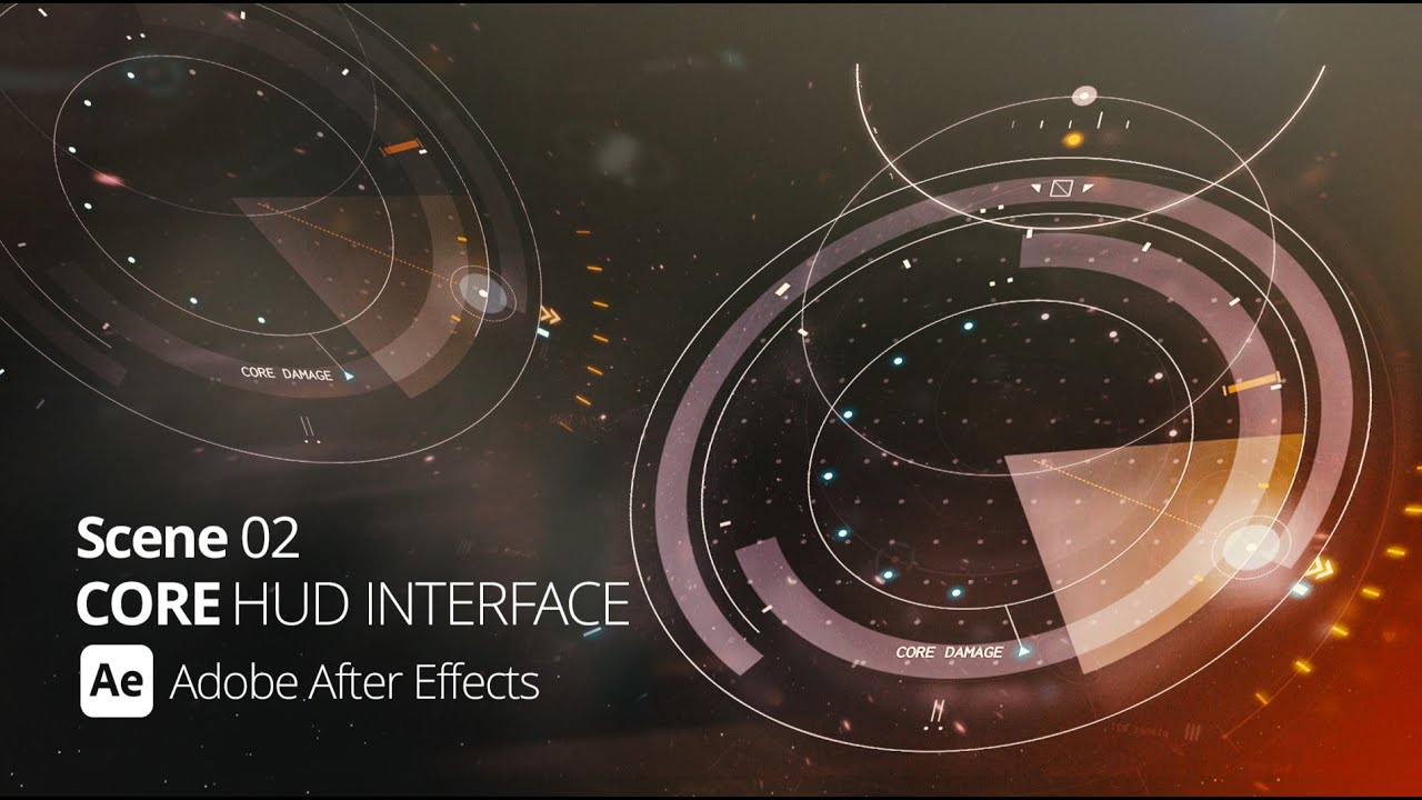 Futuristic HUD Interface Core 🔥 | Sci-Fi UI Elements for After Effects & Premiere Pro