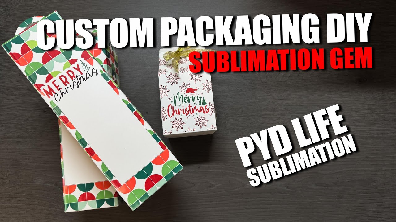 PYD Life Custom Packaging for Sublimation and Laser Engraving - Product Packaging - DIY Packaging
