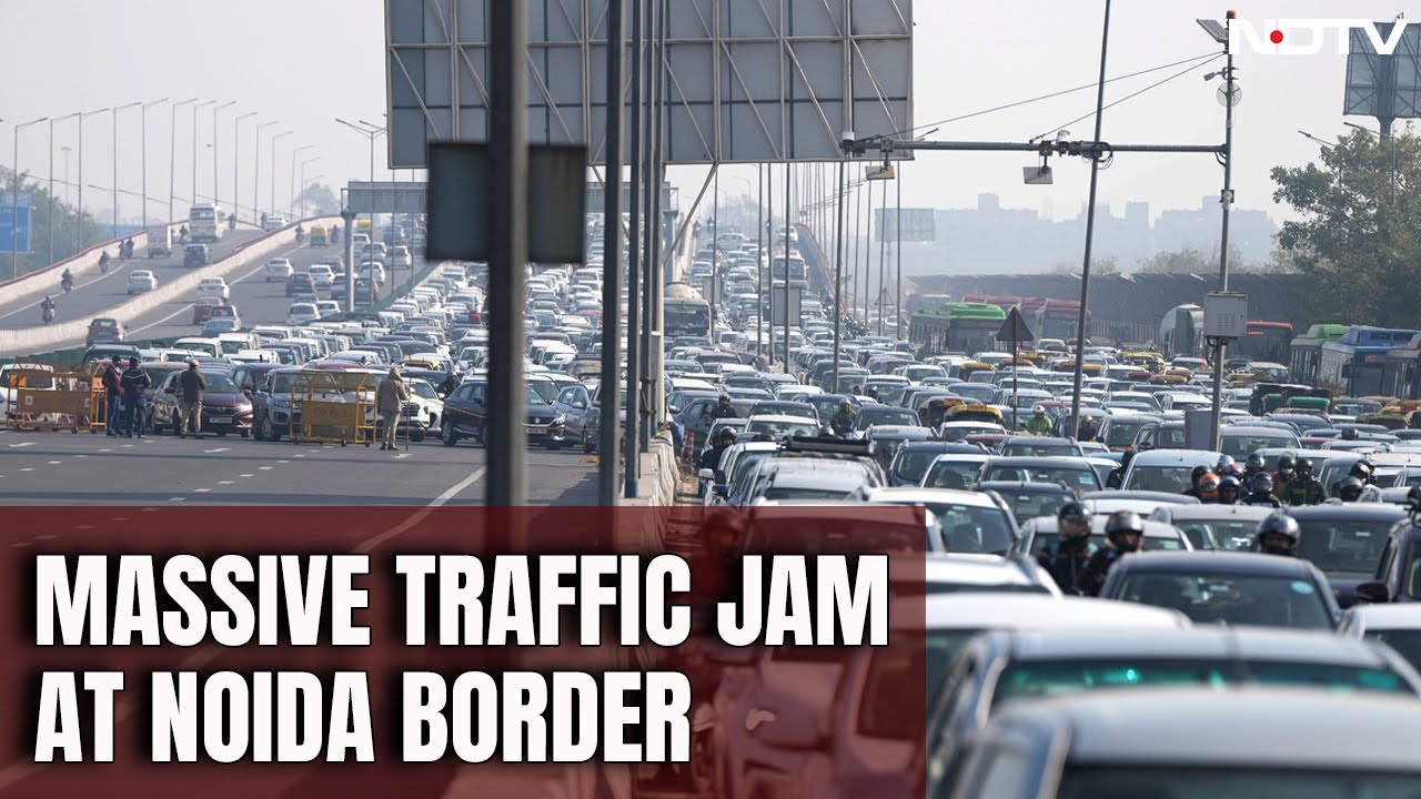 Farmers Protest Latest News | Traffic Jams At Delhi-Noida Border As Cops Prep For Big Protests