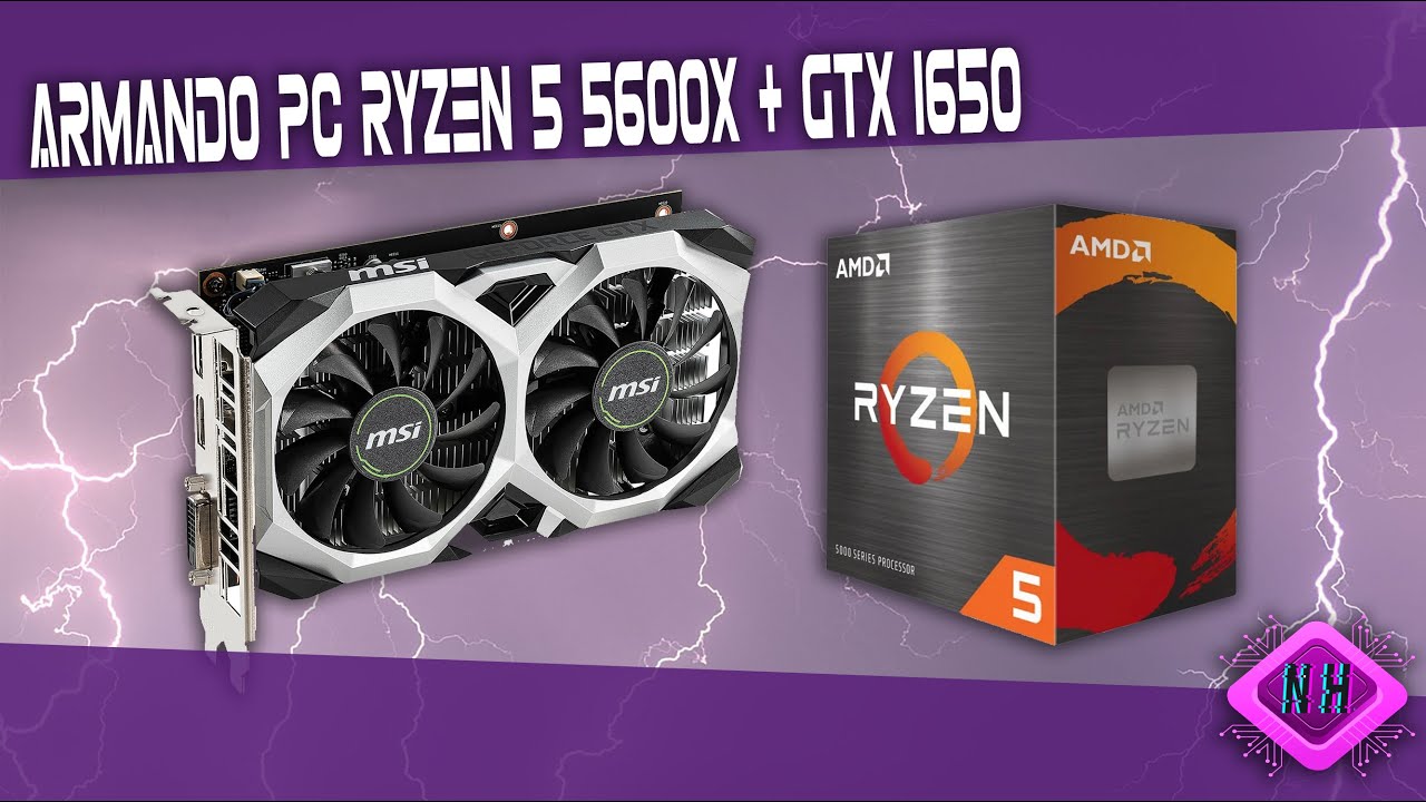 Armando PC Ryzen 5 5600x + GTX 1650 ! Como armar tu propia PC ! 🔥