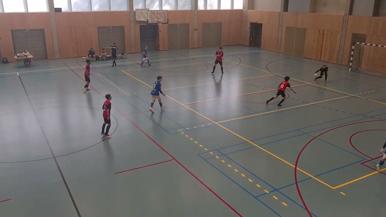 U 15 futsal jette-squadra mouscron 4-3     1 période