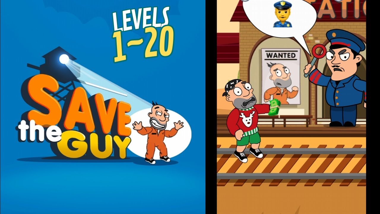 🏅SAVE THE GUY: FUNNY CHOICE 🤪🤣 LVLs 1~20 | Gameplay Walkthrough