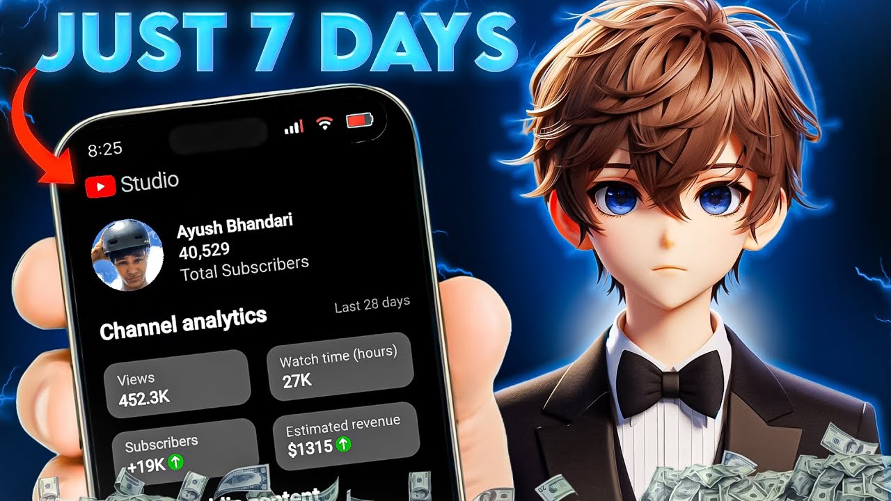 7 Days YouTube Shorts Challenge | 0 to 2.8K Subscribers Without Face 😎 | Real Growth & Giveaway