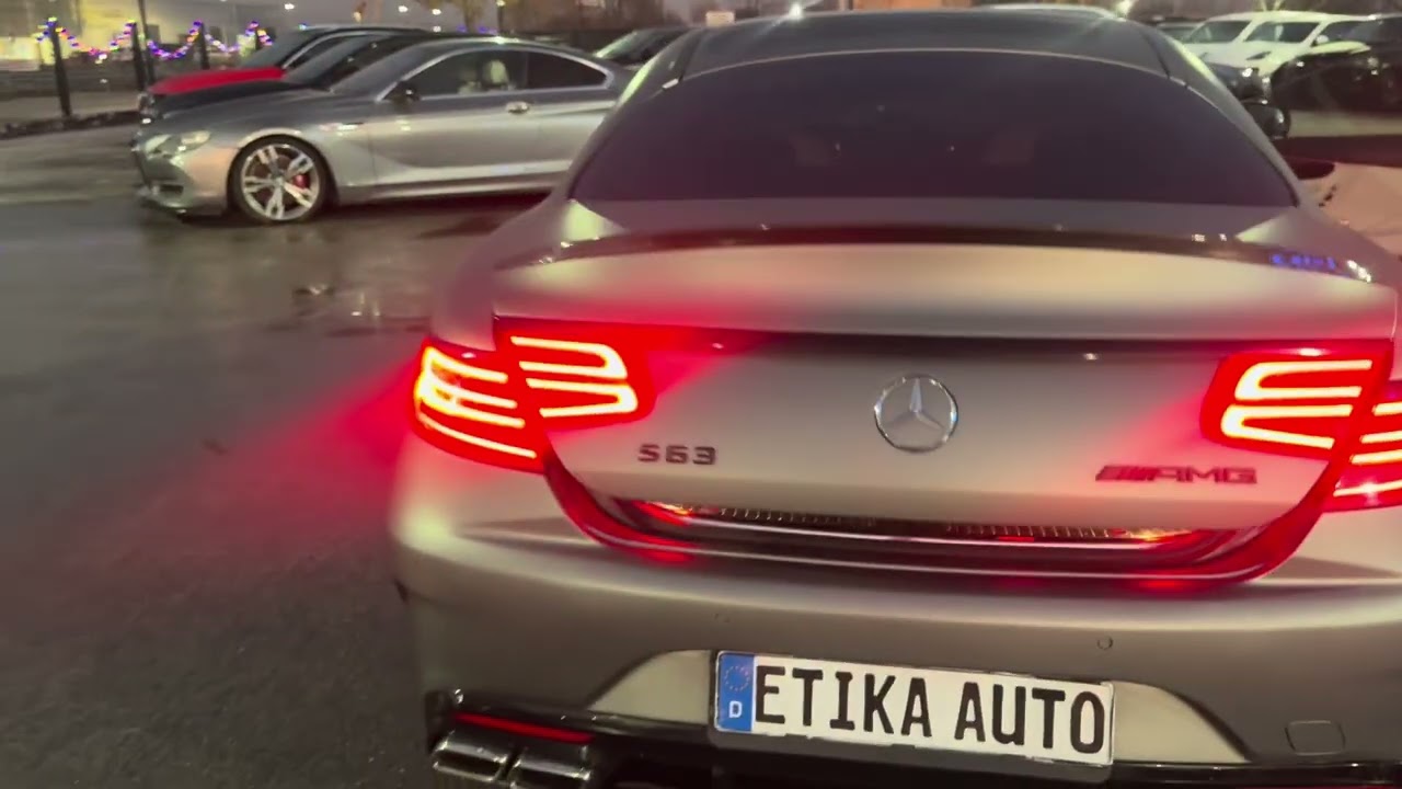 MERCEDES S63 AMG OPTIK DISTRONIK PANORAMA HEAD UP 360KAMERI 4x4 BURMESTER ОБДУХВАНЕ ПОДГРЯВАНЕ !!!