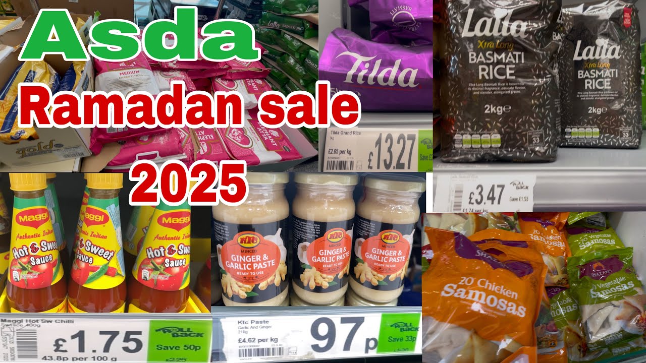 ASDA RAMADAN SALE 2025 | Mega Ramazan offers in March | Ramazan offers in uk