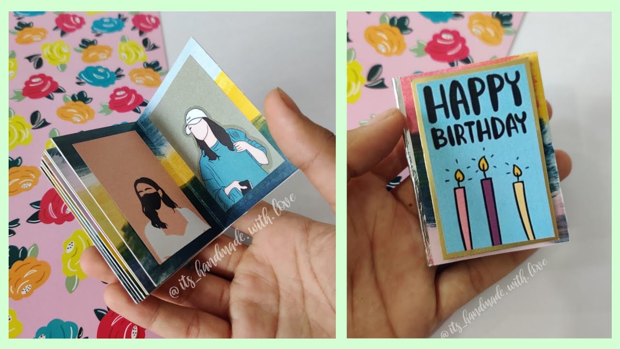 Tiny Album Tutorial | Diy mini scrapbook | Birthday Scrapbook Idea | Fun Pass