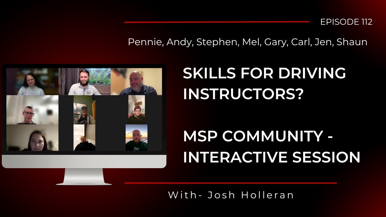 Driving Instructor Skills - MSP Interactive session (Language warning!)