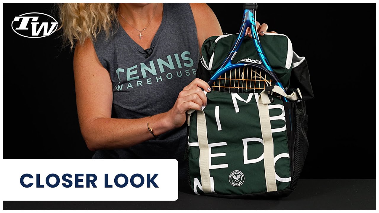 Take a closer look at the Babolat Classic Wimbledon Tennis Backpack