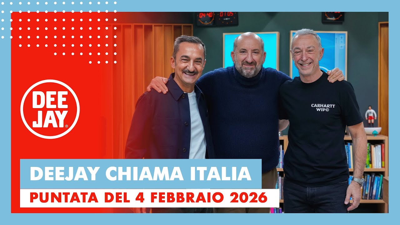 Deejay Chiama Italia - Puntata del 4 febbraio 2026 / Ospite Antonio Albanese
