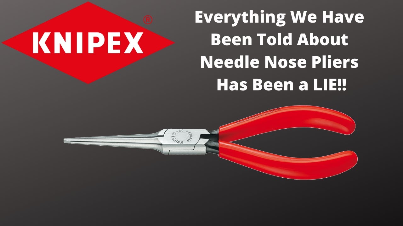 Плоскогубцы с острыми носами Knipex. Это настоящие плоскогубцы с острыми носами!