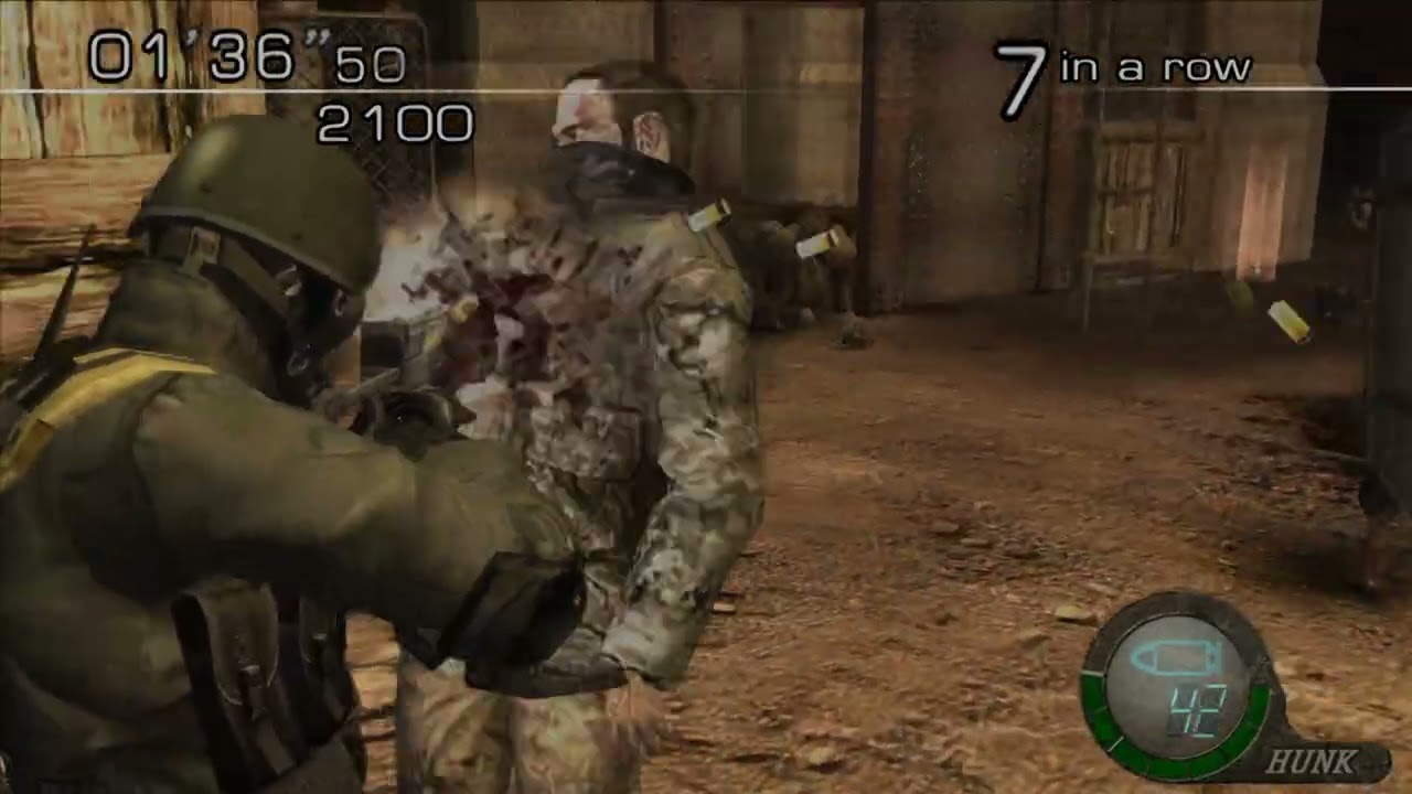 Resident Evil 4 (2005) - (The Mercenaries) - Play HUNK Episode 11