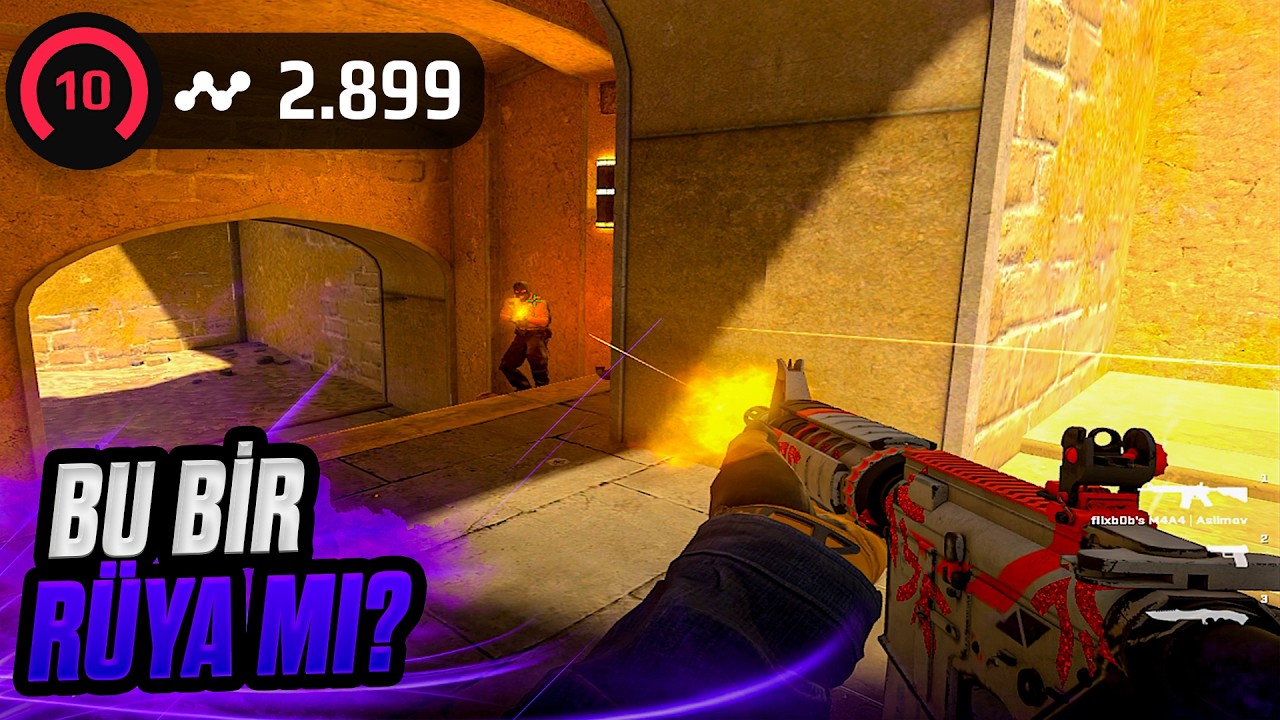 FACEIT 2900+ ELO | BU BİR R&Uuml;YA MI? | Mirage (CS2 POV/Gameplay)