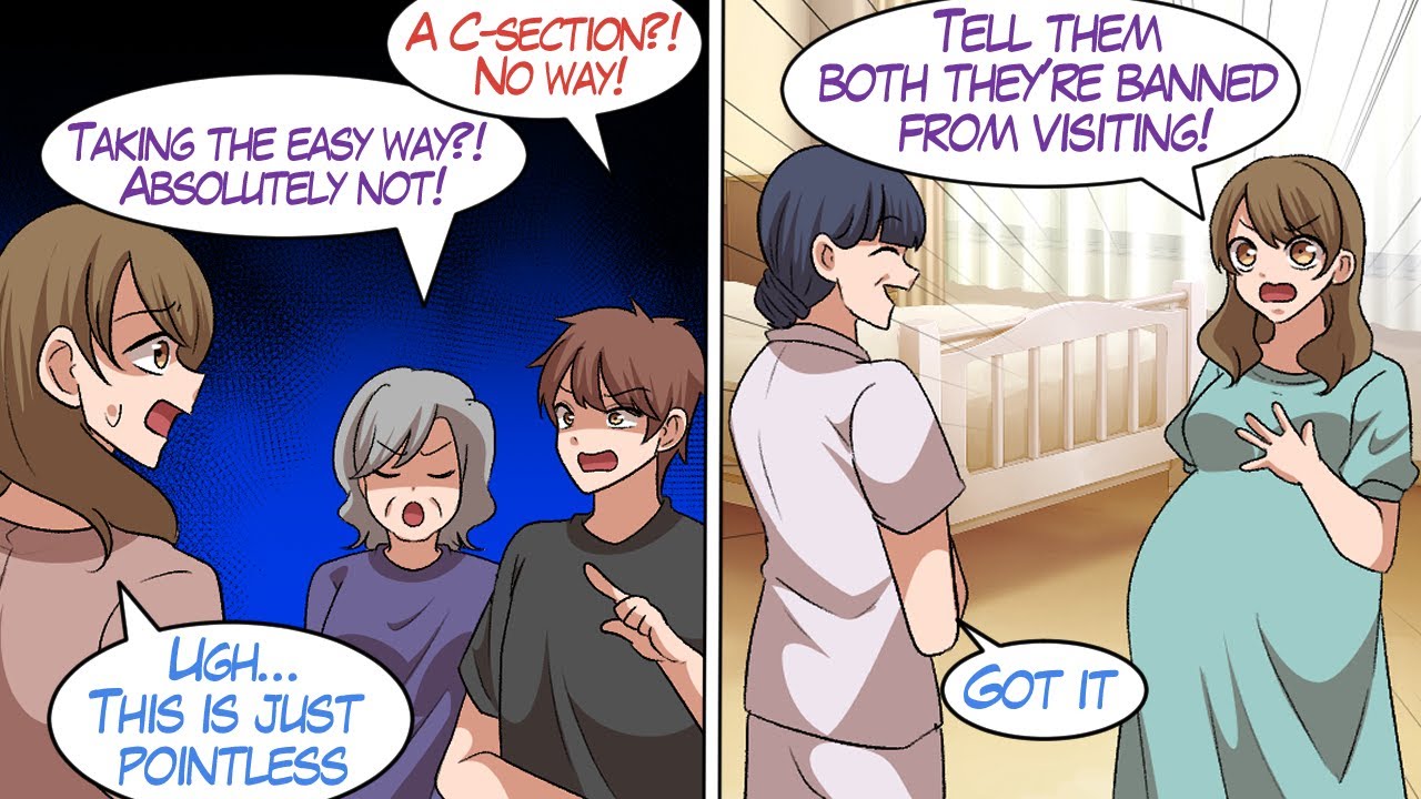 [Manga Dub] My Husband’s Against a C-Section! I’m Fed Up with Him & My MIL… [RomCom]