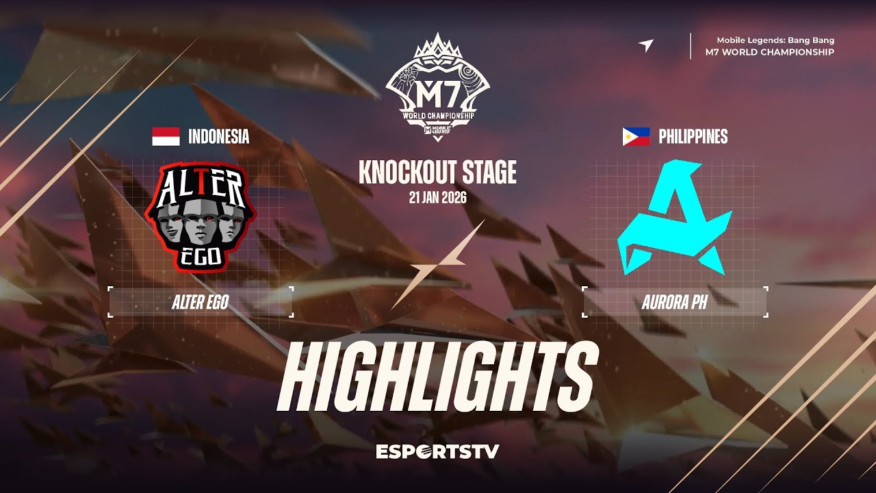 Alter Ego vs Aurora PH HIGHLIGHTS M7 World Championship | RORA VS AE ESPORTSTV