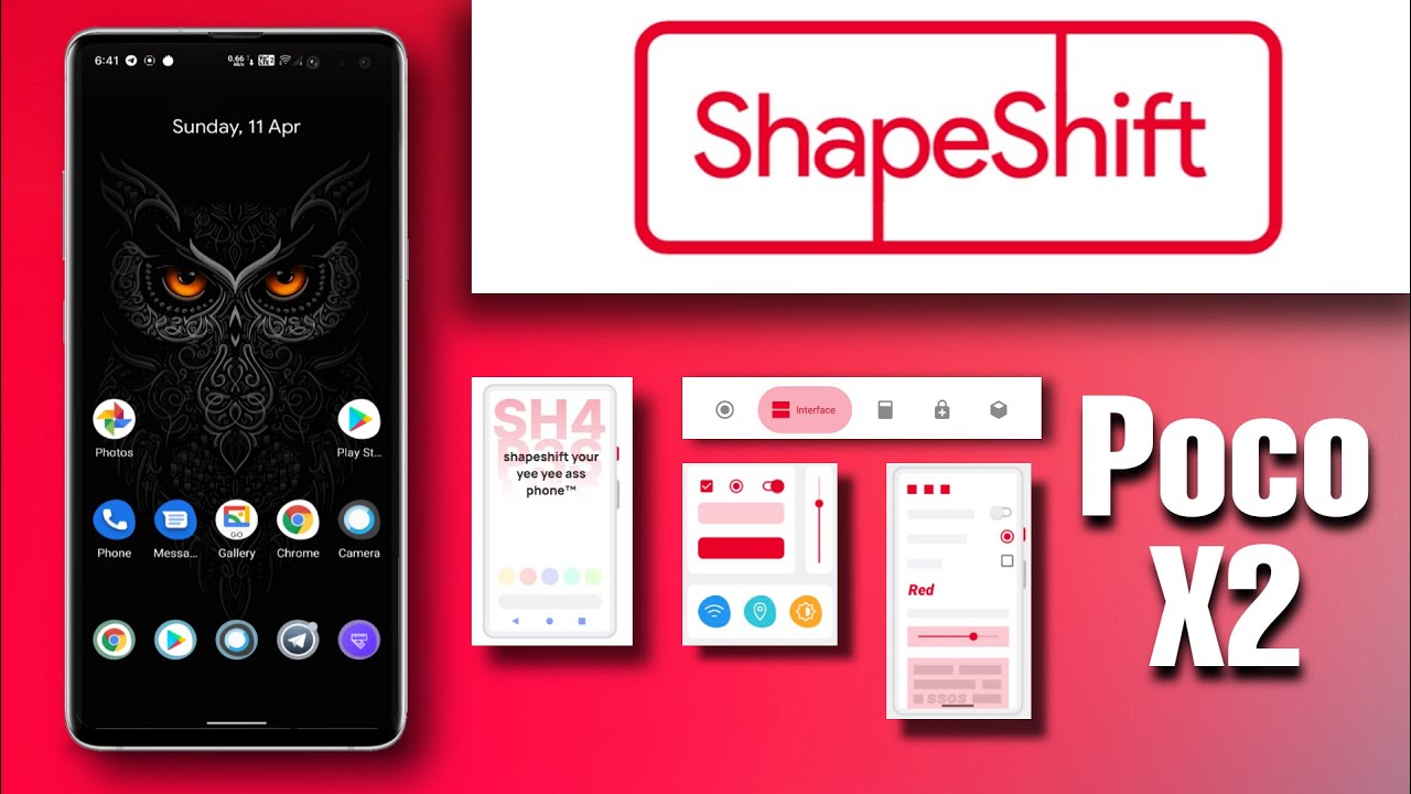 Download ShapeShift OS for Poco X2 Review | Android 11 ShapeShift OS Review