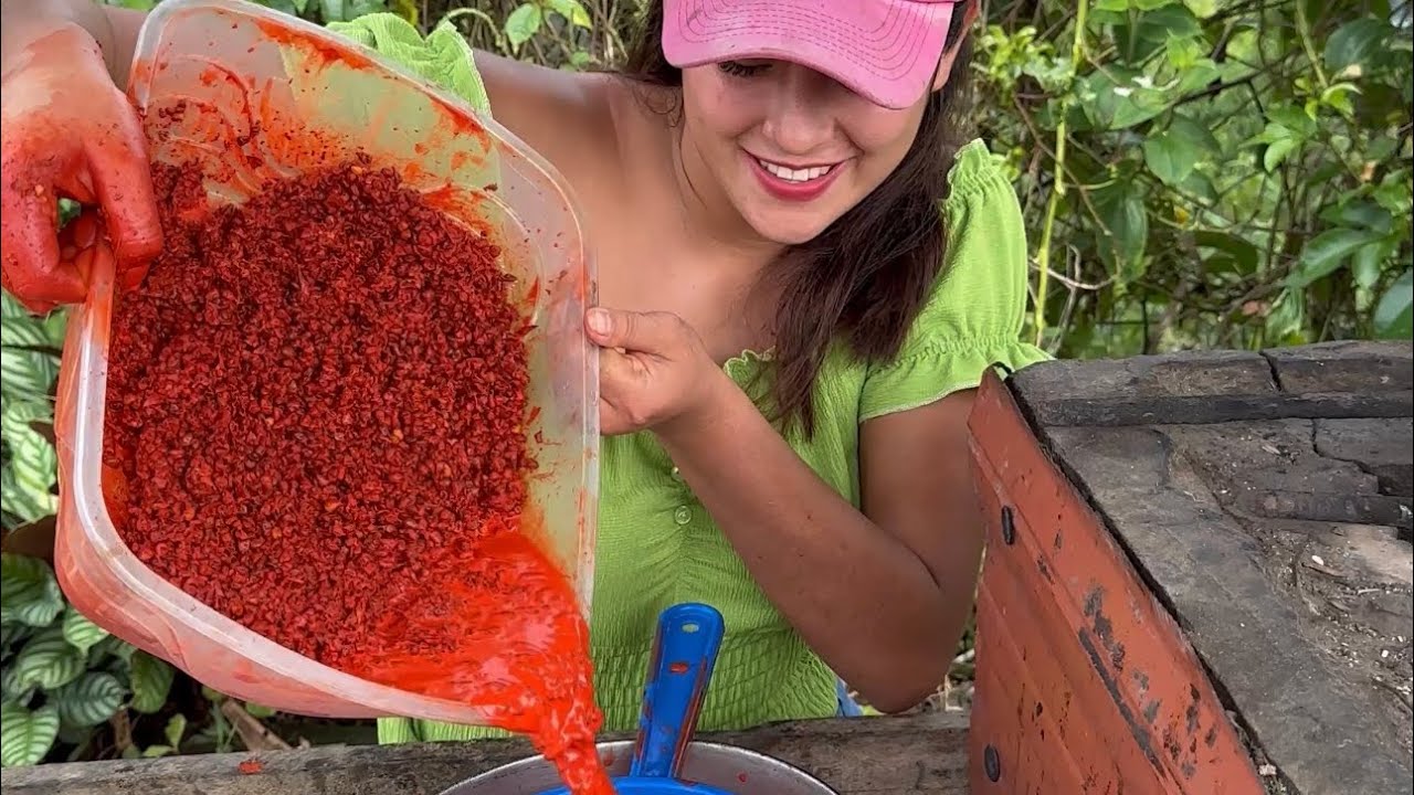 As&iacute; se Extrae el Color del Achiote para las comidas ~ Saida ZC ~ 💚