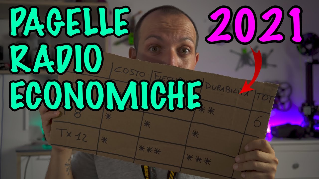 CONFRONTO RADIO ECONOMICHE PER DRONI FPV 2021 | Jumper T-lite | Radiomaster T8 | Radiomaster TX12