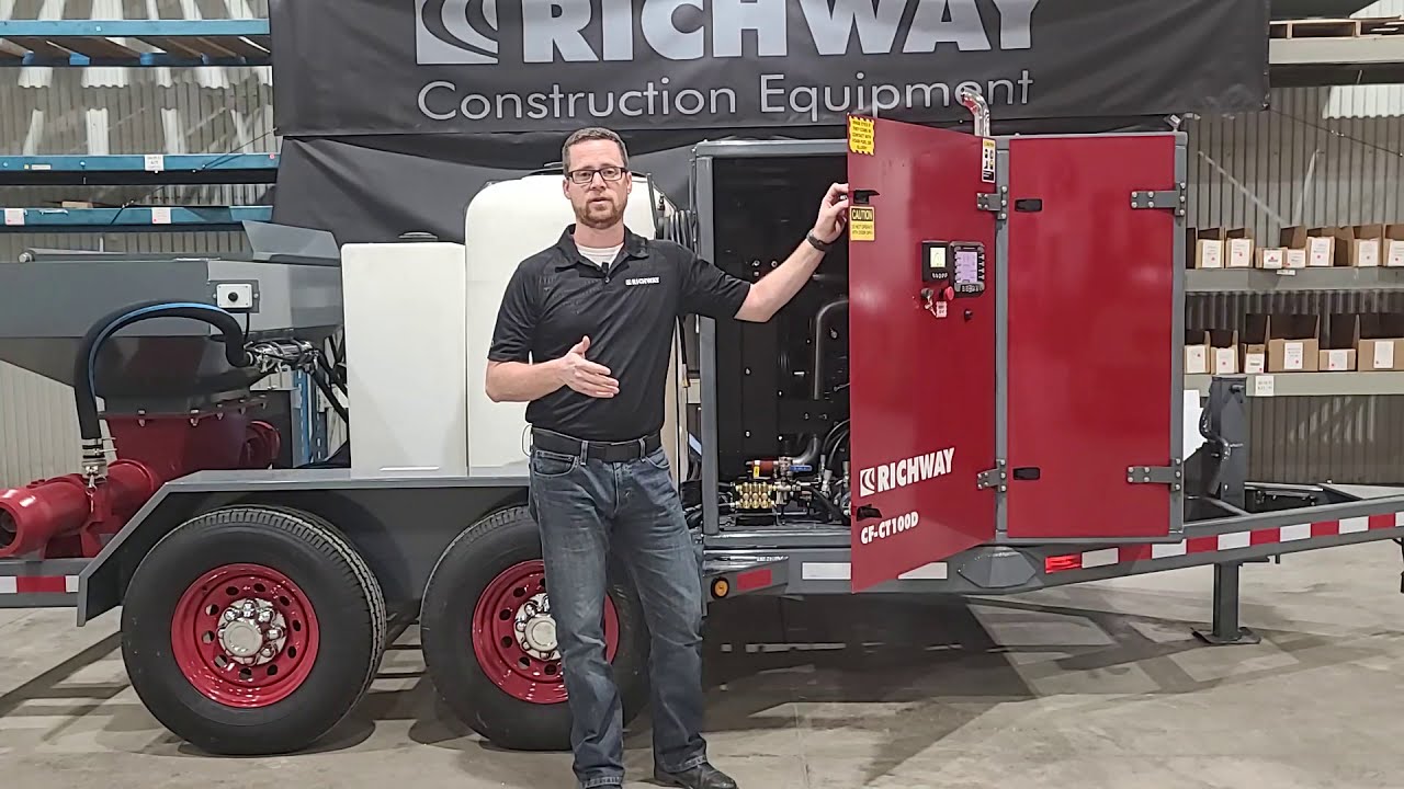 Richway's CT-CF100D Cellular Concrete Machine