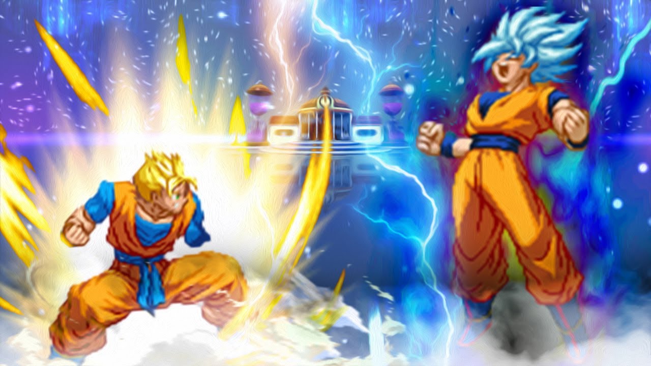 Goku trains Gohan to be strong! DBS MUGEN Goku Vyn Style vs Future Gohan