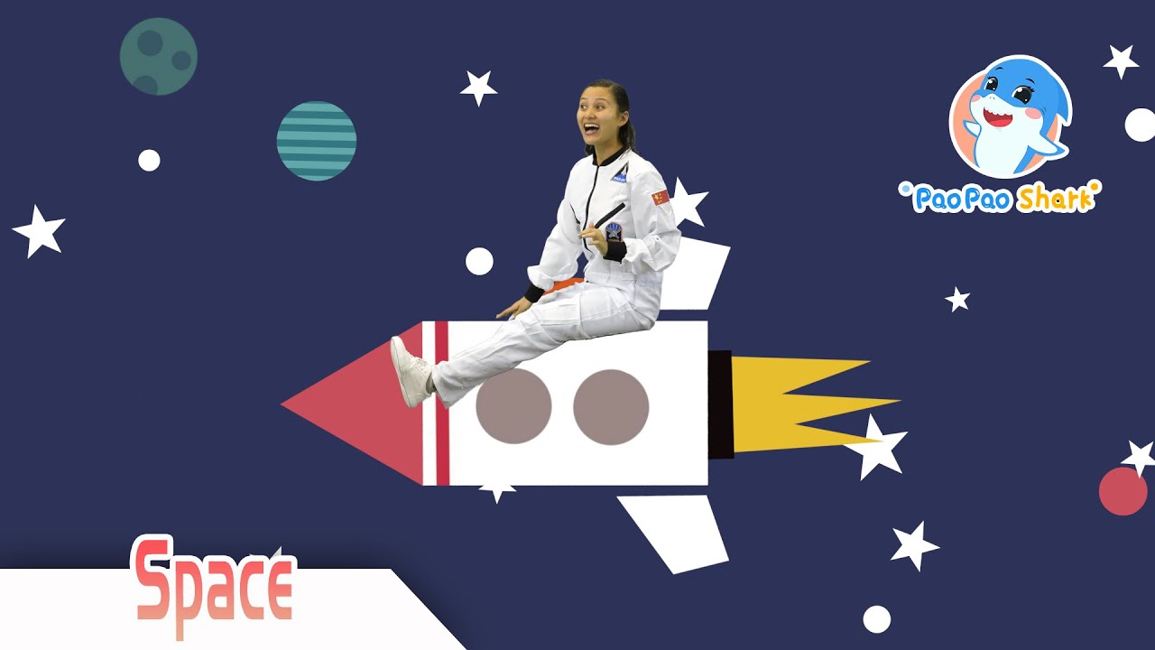 I Want To Be An Astronaut Song | Paopao Shark Super Fun English Learning Videos x MiDeer Toys