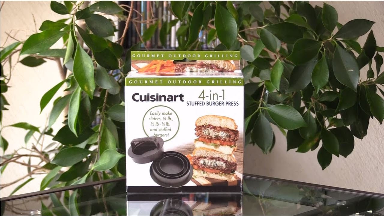 Prensa Para Hamburguesas CSBP-200 4-In-1 Cuisinart - Si Te Gusta Te Lo Envio