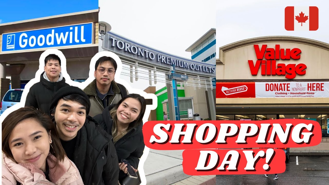 SHOPPING DAY AT TORONTO | Goodwill Store, Value Village & Toronto Premium Outlet | Pinoy Canada Vlog