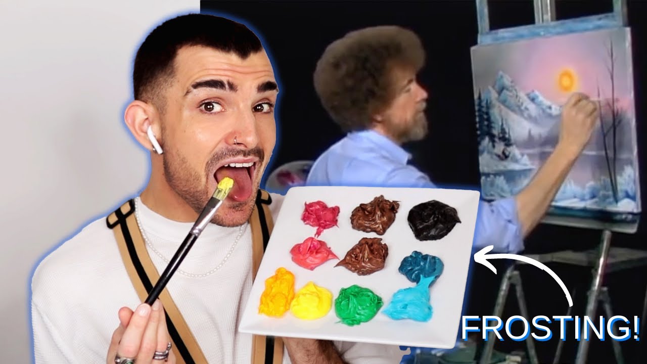 Following a Bob Ross Tutorial Using FROSTING