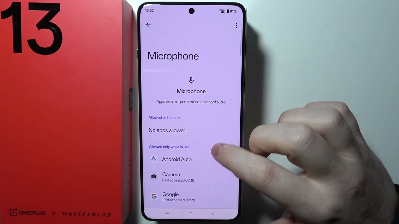 OnePlus 13: How to Block Microphone Access