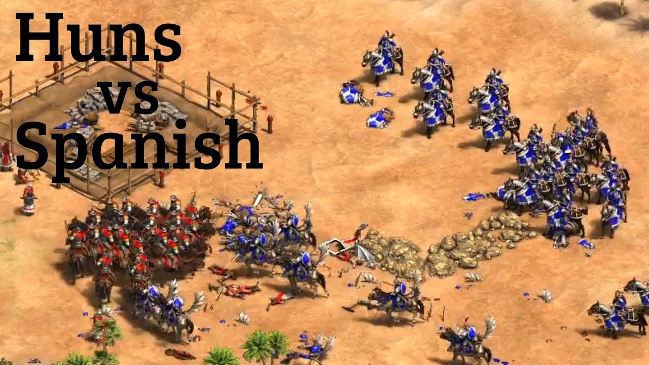 Huns Cav Archer vs Spanish Conquistadors!