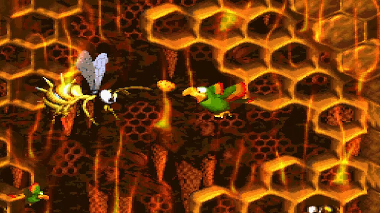 Donkey Kong Country 2: Level 26: King Zing Sting (Boss 4)